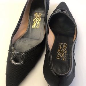 Salvatore Ferragamo Black Flats